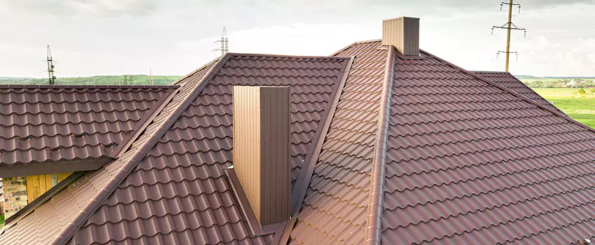 Residential Chimney Flashing Restoration in Chicopee, MA