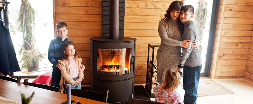 Morso Cast Iron Fireplace Insert Installation in Chicopee, Massachusetts