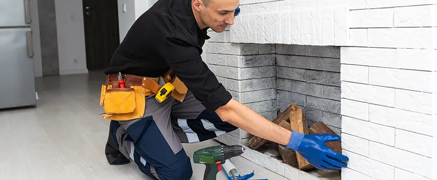 Fireplace Damaged Damper Frame Repair Services in Chicopee, Massachusetts